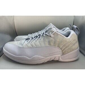 2017 Nike Air Jordan 12 XII Retro Low Mens 15 Wolf Gray 308317-002 EUC